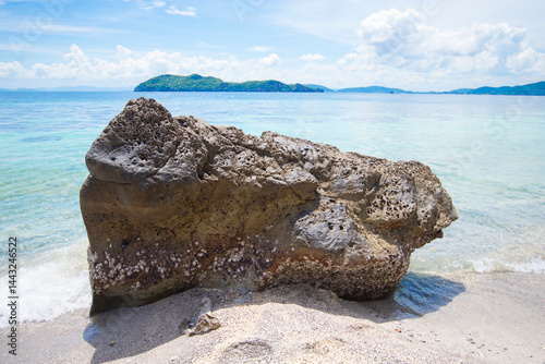 Beautiful beach and sea at Koh Lipe, Satun, Thailand photo
