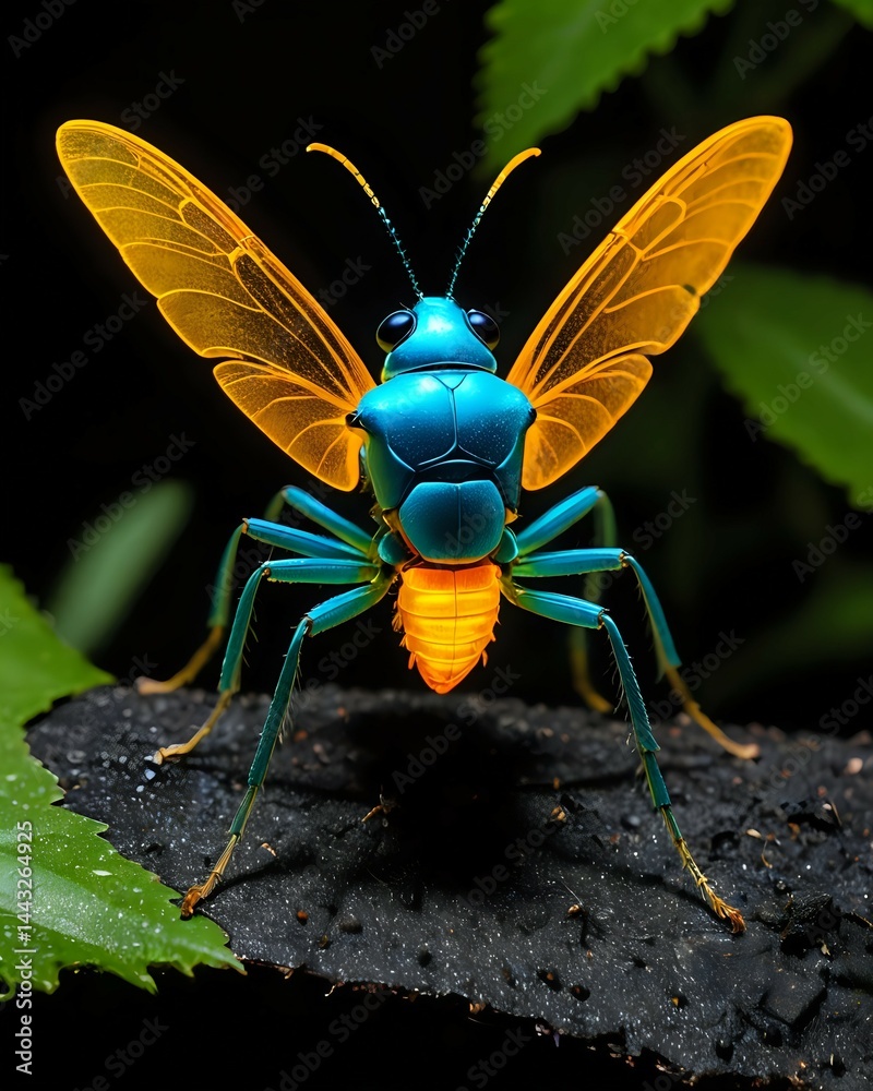 Fototapeta premium green shield bug