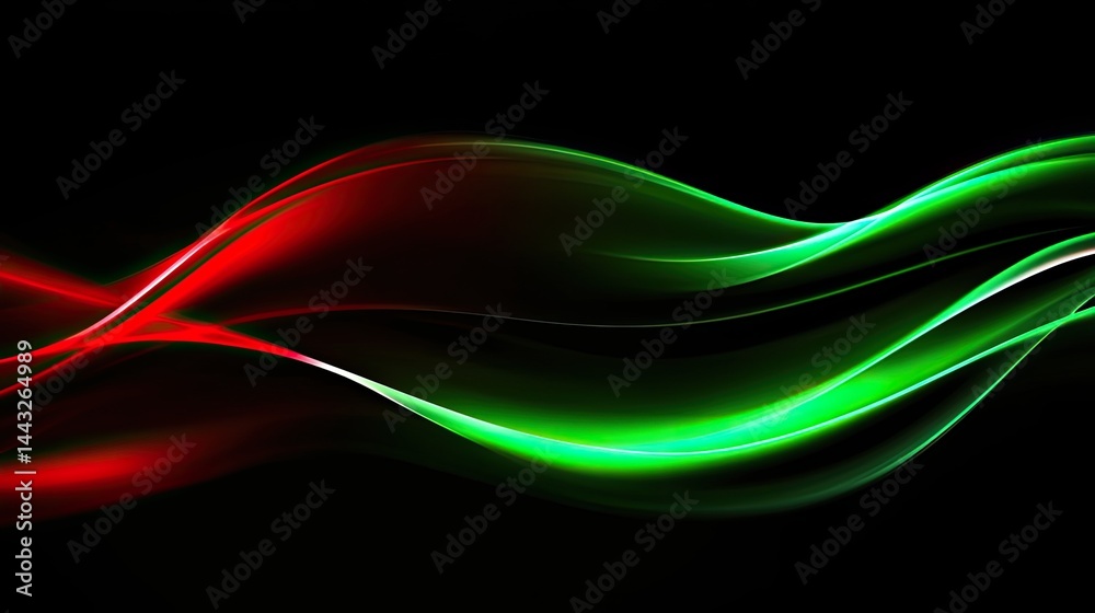 Naklejka premium Colorful abstract background with wavy lines. ,A bright abstract background with bold, contrasting colors in purple, gold, and teal