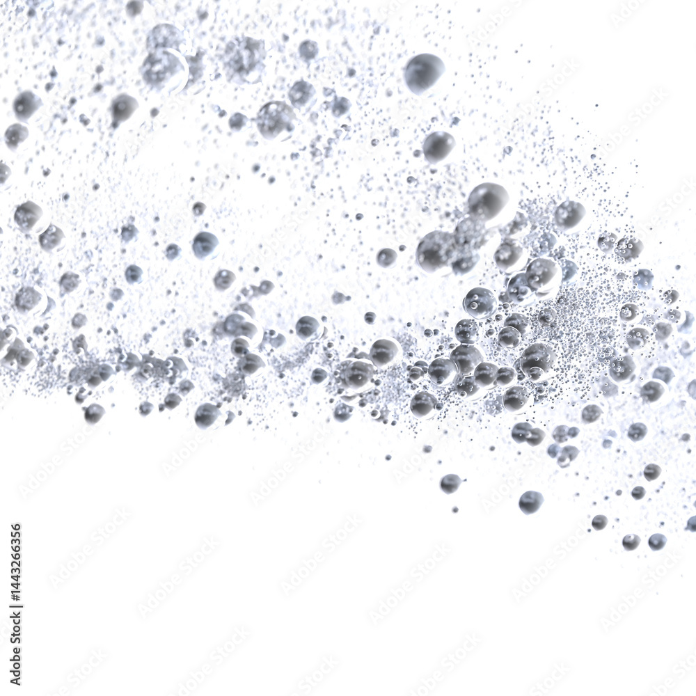 Abstract background of silver bubbles rising in water. Perfect for cosmetics or spa. Abstract background of silver bubbles rising in water. Perfect for cosmetics or spa.