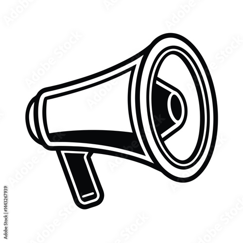 vector illustration of megaphone