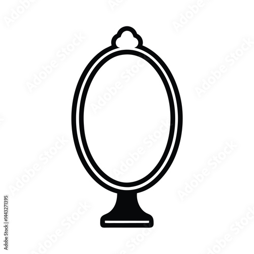 mirror isolated on white background