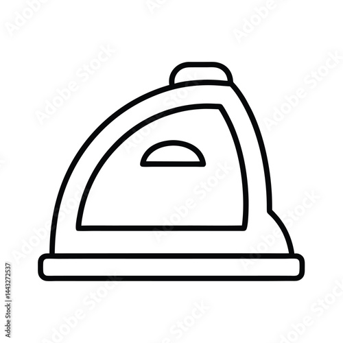 iron isolated on white background