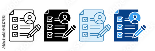 Customized Plan Icon Set Multiple Style Collection