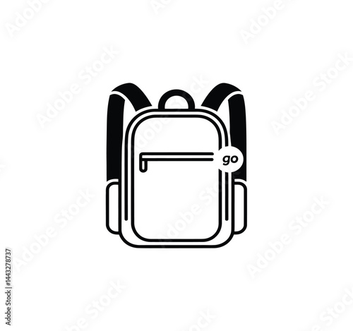 Backpack Icon: Travel, Adventure, School Symbol