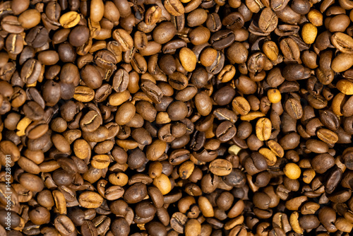 Obraz na płótnie coffee beans background w salonie