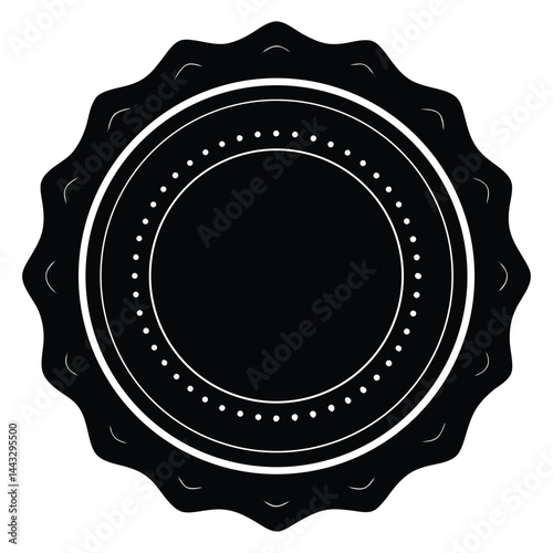 isolated court seal on white background