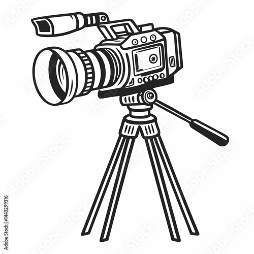 camera on tripod