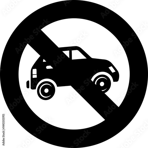 Flipped Car Accident and no car  Icon with Smoke on White Background