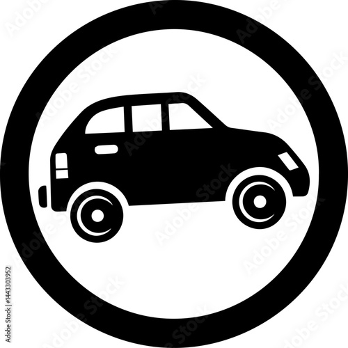 Flipped Car Accident and no car  Icon with Smoke on White Background