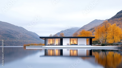 Modern Lakeside Cabin