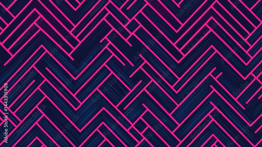 Abstract Geometric Pattern in Pink and Navy Blue Colors for Design Abstract Geometric Pattern in Pink and Navy Blue Colors for Design
