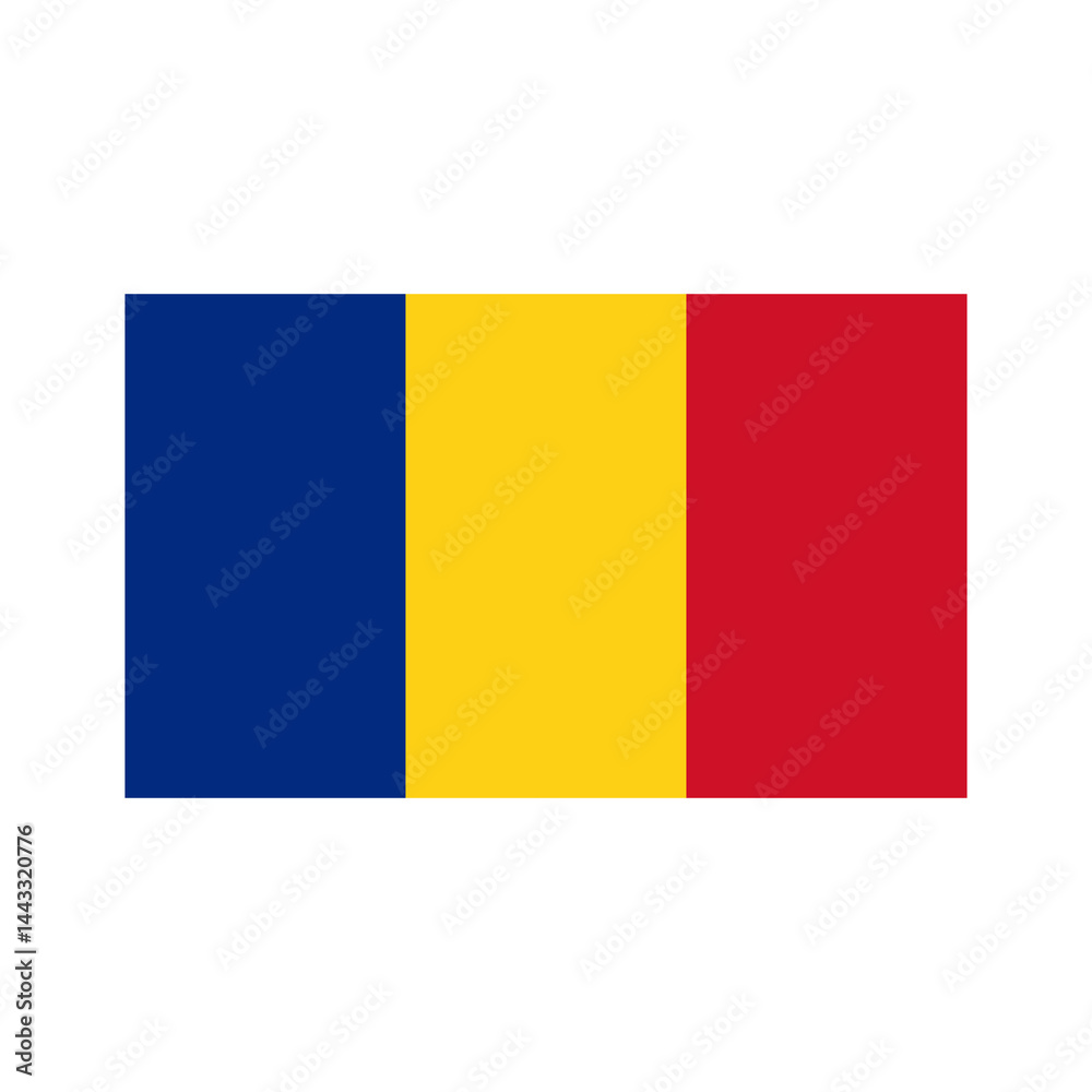 Obraz premium romania flag icon
