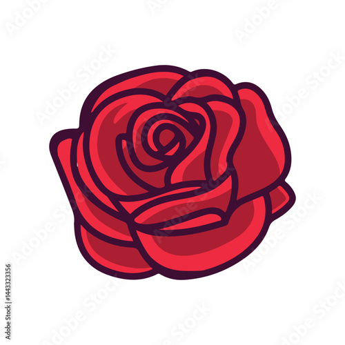 Set of three vector black silhouettes of rose flowers isolated on a white background.