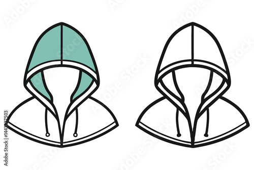 The hooded sweatshirt art displays a teal color variation with transparent backdrop