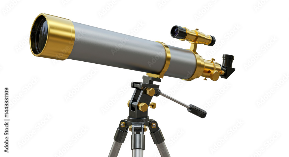 Isolated Telescope on Tripod Optics Exploration Isolated Telescope on Tripod Optics Exploration