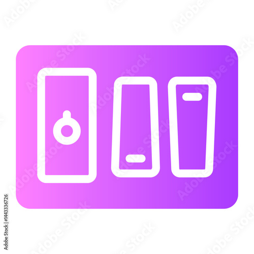 Switch  gradient icon