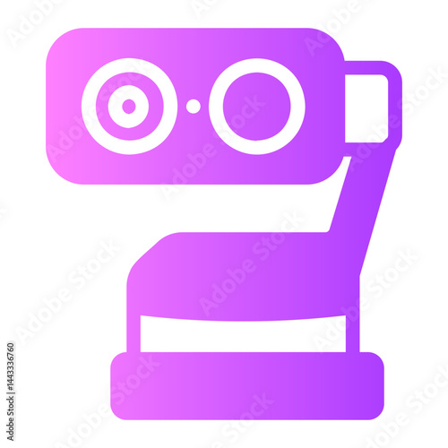 web camera gradient icon