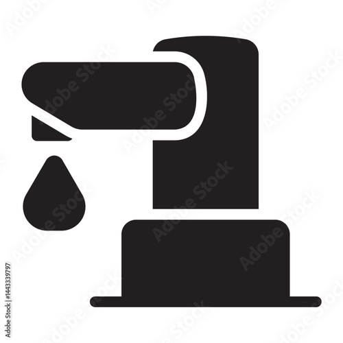 Water Tap glyph icon Free Download Water Tap glyph icon - GFXLoad