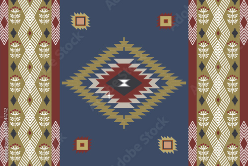 Ikat rug ethnic art seamless pattern Mexican style wallpaper, set, geometric, oriental, fabric, clothing, print, ornament, Aztec geometric, furniture