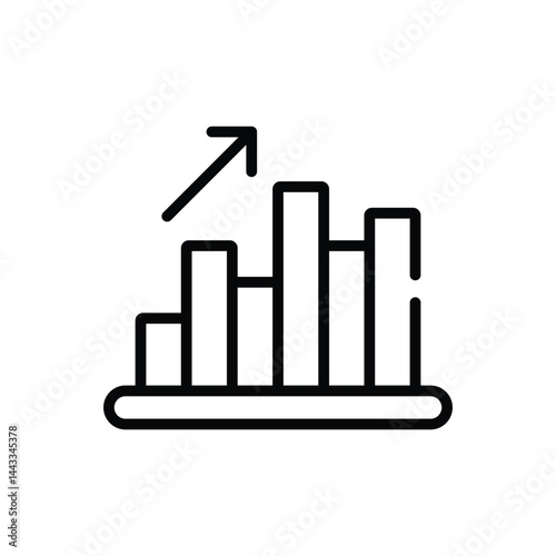 Statistic  Icon vector stock illustration