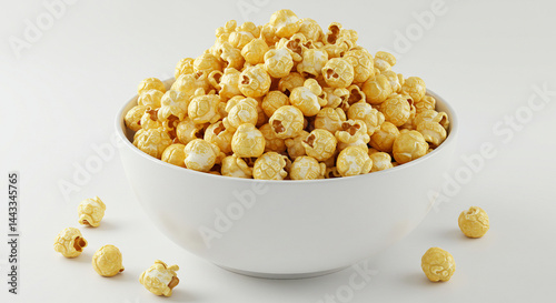 Popcorn in bowl, IA generativa