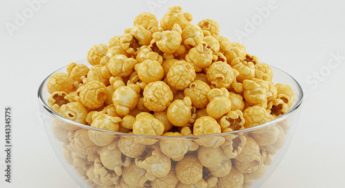 Popcorn in a bowl, IA generativa