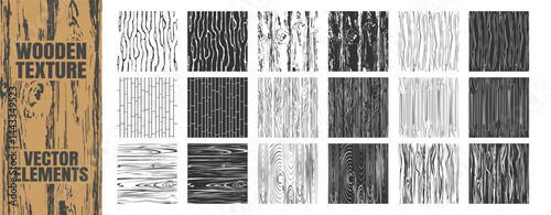 Graphic wood texture background. Vector wood planks grunge background texture