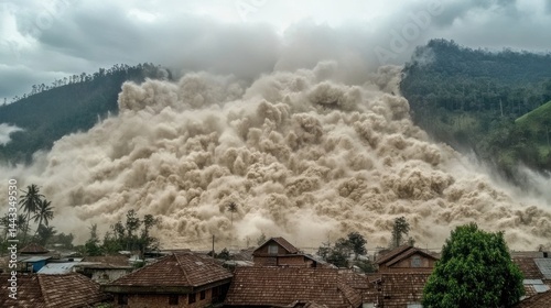 Massive debris flow disaster