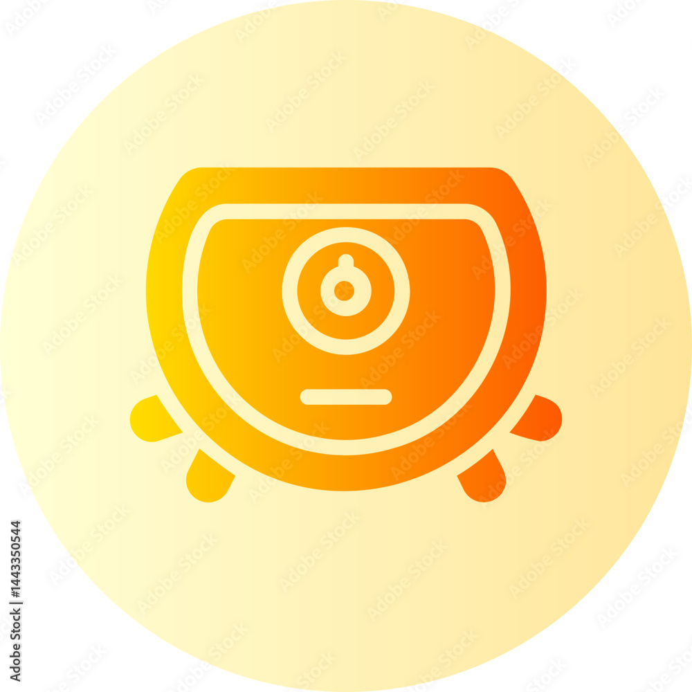 Robot Vacuum gradient icon Robot Vacuum gradient icon