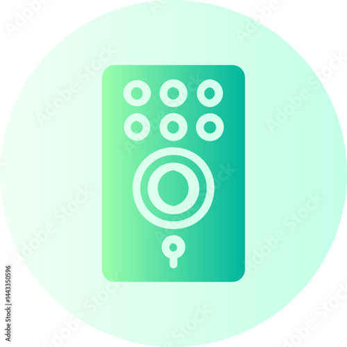 Smart Door  gradient icon