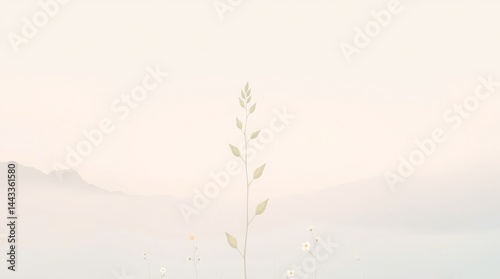 Minimalist Pastel Desert Landscape Backgrounds 