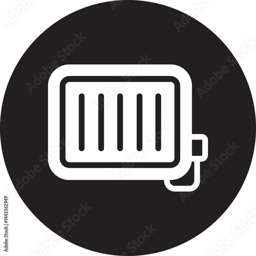 Central Heating glyph icon