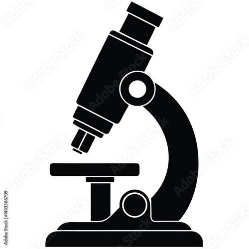 isolated electron microscope on white background 
