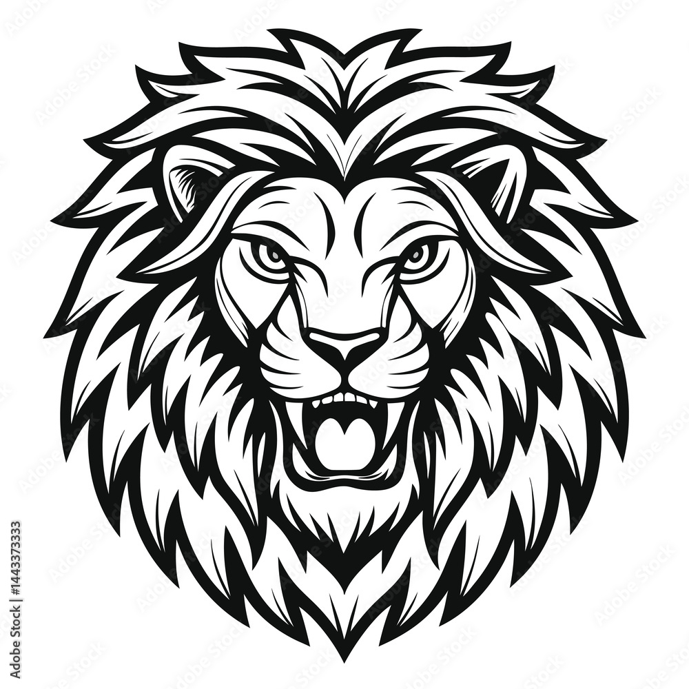 Obraz premium Lion head graphic