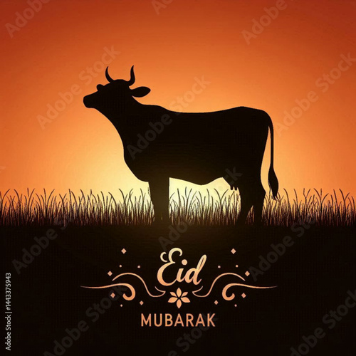 Cow silhouette in a field cow vector cow illustrated cow icon silhouette white background 