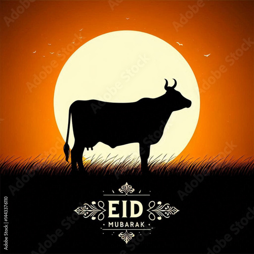 Cow silhouette in a field cow vector cow illustrated cow icon silhouette white background 