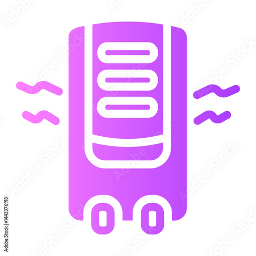 air conditioner gradient icon