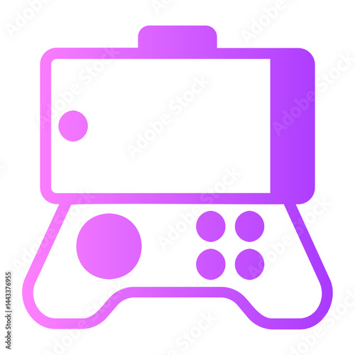 Gamepad gradient icon
