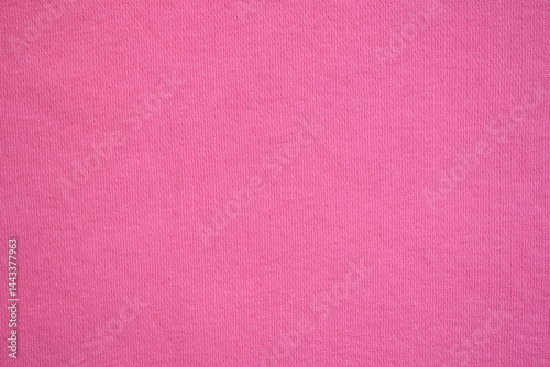 Pink fleece fabric texture, macro texture fleece pink fabric photo above as background	
