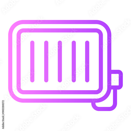 Central Heating gradient icon