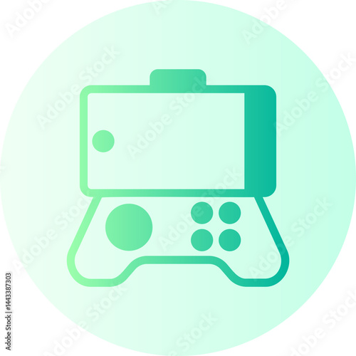 Gamepad gradient icon