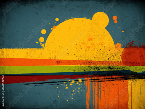 Contemporary Abstract Backg...