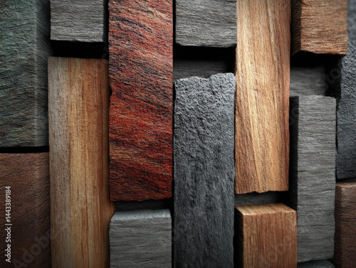 Dark Wooden Background