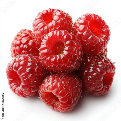 Raspberries Isolated