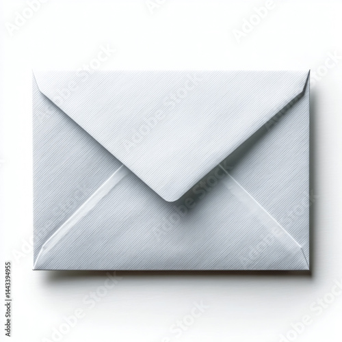 White Envelope Isolated