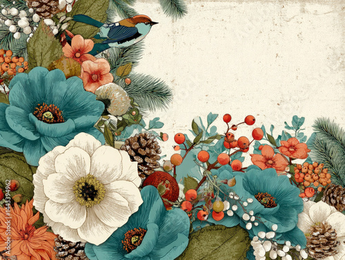 Vintage Christmas Background