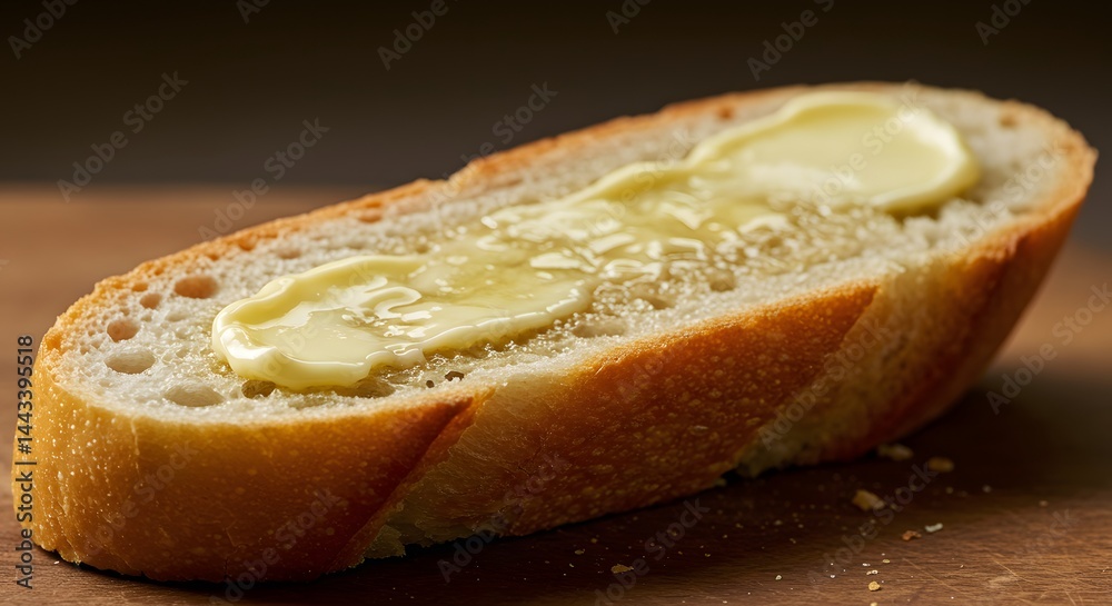 slice of bread with butter slice of bread with butter