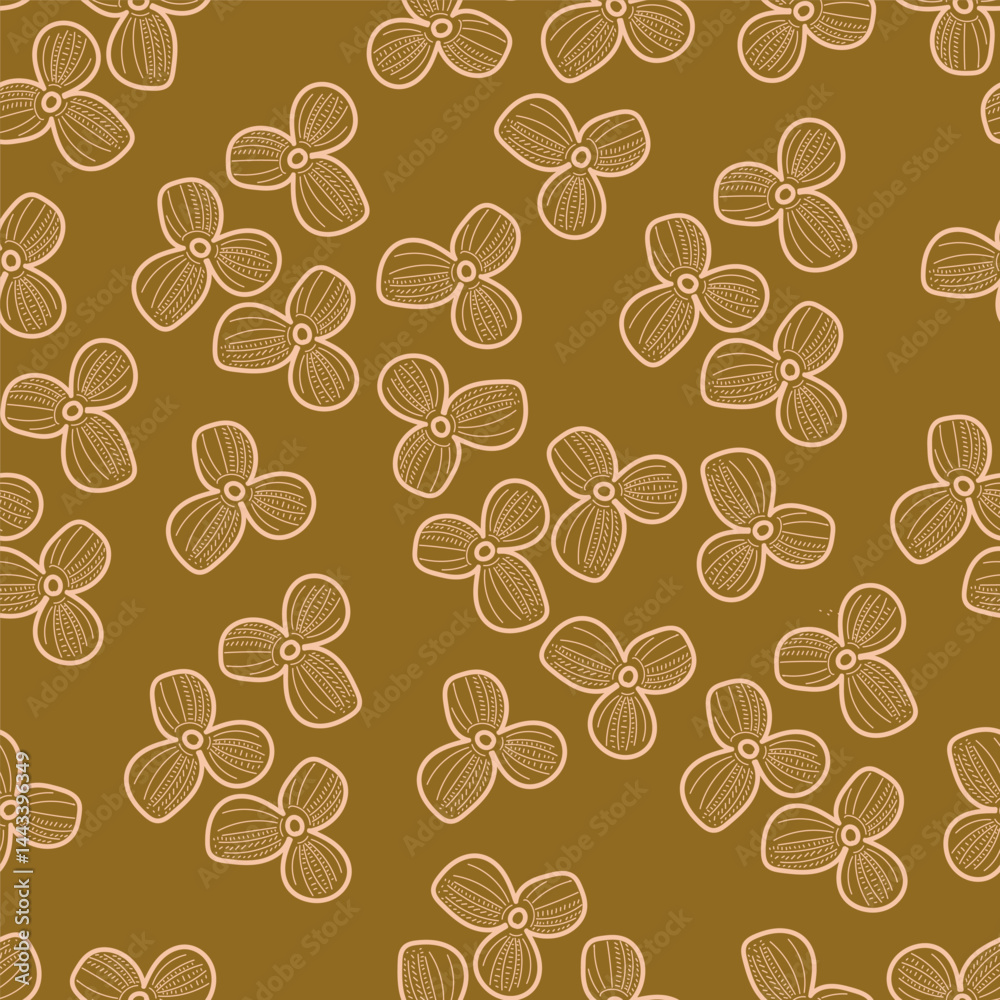 Fototapeta premium seamless floral pattern