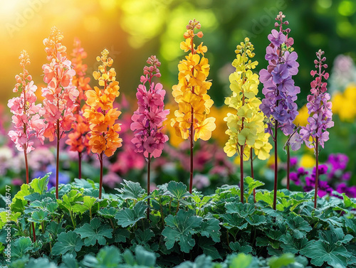 A close-up of Heuchera sang...